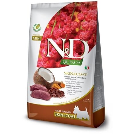 Farmina N&D Quinoa Mini Deer y Coco - Alimento para perros pequeños