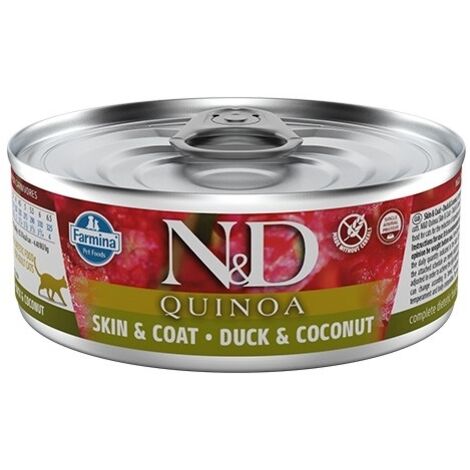 FARMINA QUINOA-INTOLERANZ ENTE & KOKOS, ERWACHSENE KATZE (0,08 KG) PND080018