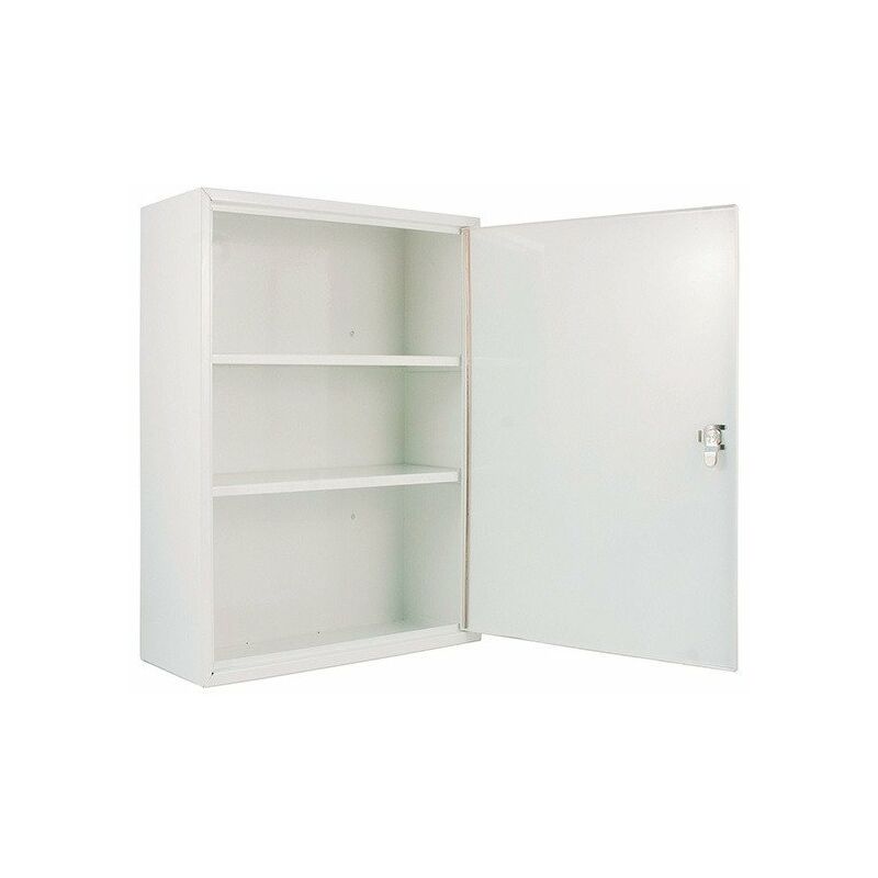 

Armario de farmacia de chapa de 1 puerta vacía 450 x 360 x 157 mm - Farmor