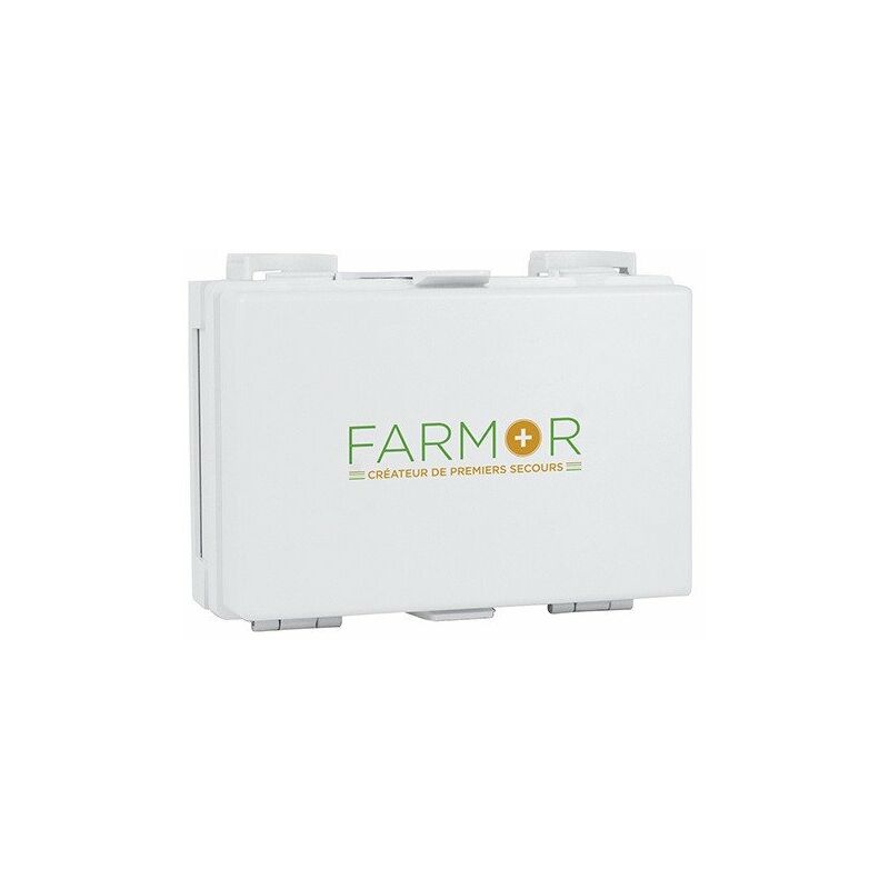 

Caja de primeros auxilios vacía en ABS blanco con soporte de pared - FAR 1011 AV - Farmor