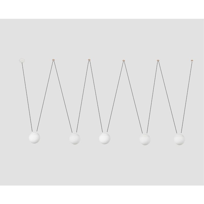 Faro Mine - Suspension à 5 ampoules blanches, E27