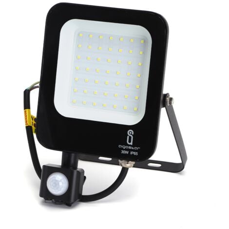 Proiettore LED Solare ECO Professional 200W IP66 Con Sensore  Crepuscolare/Movimento Con Telecomando • Iluminashop Italia