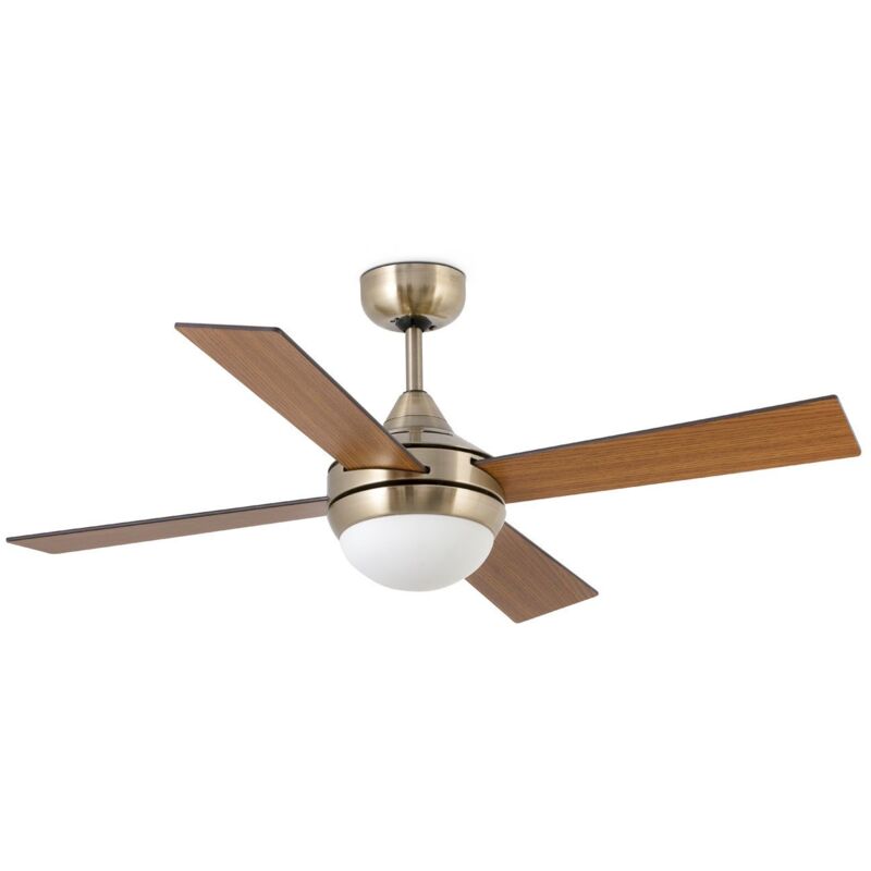 

Ventilador de techo con luz Mini Icaria 33695 - ORO VIEJO