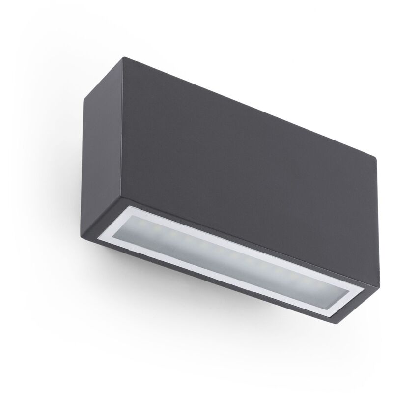 Image of Faro Tane - Applique led da esterno Up Down Grigio Scuro IP44