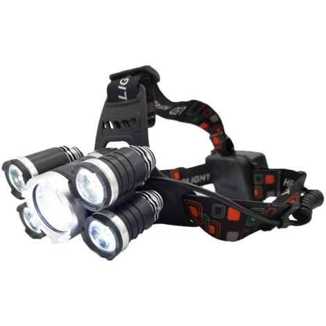 Faro a 5 LED, faro ricaricabile