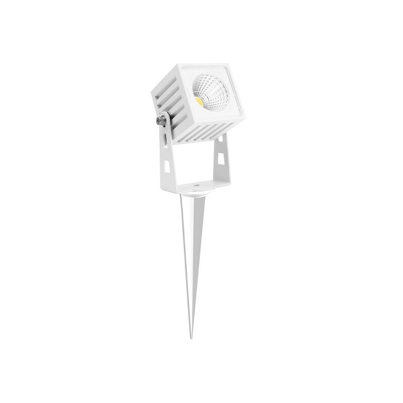 Spot led carré zas Beneito 7W IP65, couleur blanc