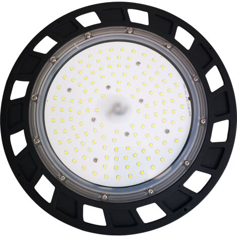 FE85-200W - Fari Industriali LED - - Faro Led Industriale Capannoni 200W  Disco Rotondo ufo ip65 220v