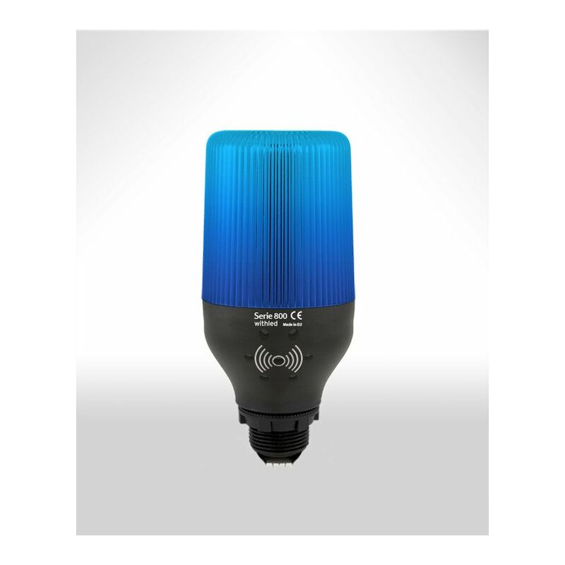 Faro a led lampeggiante blu 130vac base E27