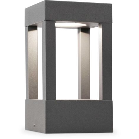 Faro AGRA 20cm Außensockelleuchte Dunkelgrau 2700K IP55