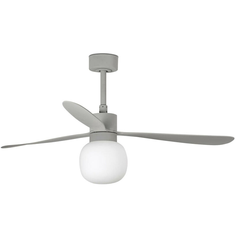 Faro Barcelona - Ventilateur de plafond avec lumière grise ø 132 cm amelia ball led 33762-27