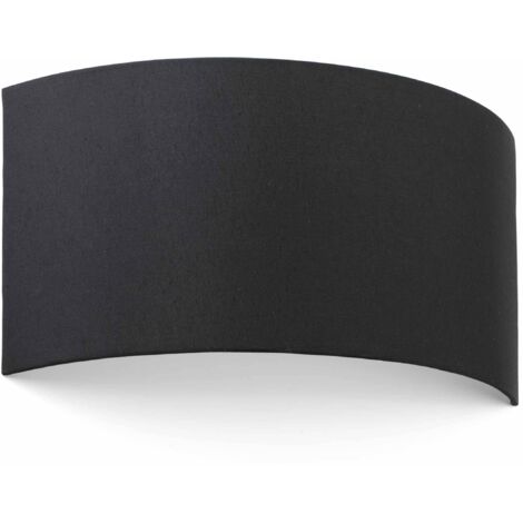 Faro - Applique rotonda nera in cotone 375x 200x 115, attacco E27
