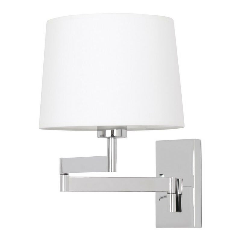 Faro Barcelona - Faro artis - Wall Light with Shade Chrome, E27