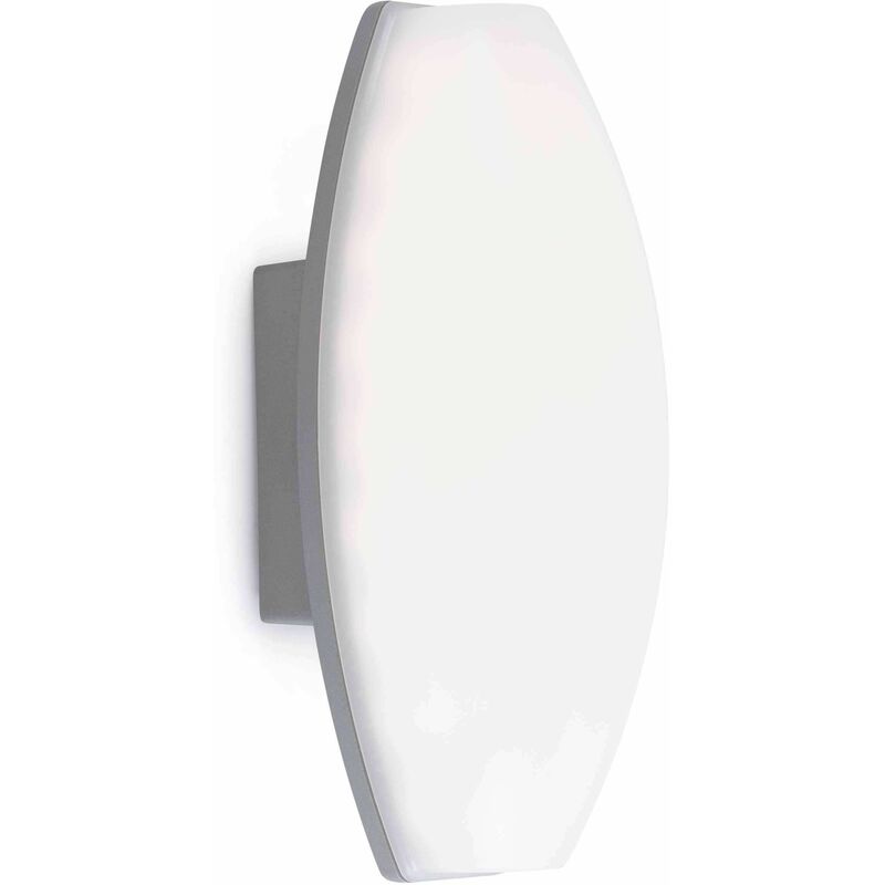 08-faro - Baco white garden wall lamp