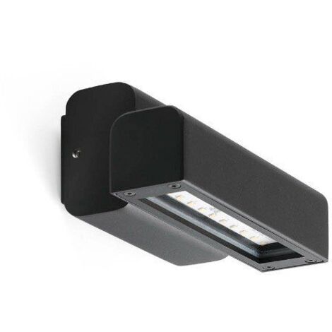 Faro Balic Schwarze 8W LED-Wandleuchte IP65
