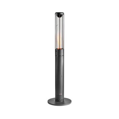 Faro Barcelona – Chauffage extérieur à pellets – Technologie pyrolyse – Tube en verre céramique 200mm – Coût d'utilisation 0,30€/heure pour 7kW