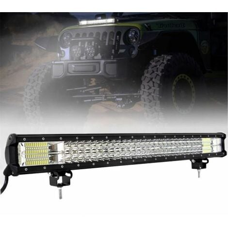 FARO BARRA SUPPLEMENTARE PROFONDITA AUTO FUORISTRADA.  12V 24V 96 LED 288W 6000K