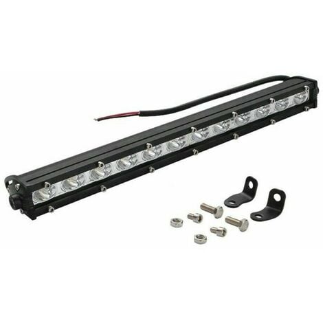 FARO BARRA SUPPLEMENTARE PROFONDITA AUTO FUORISTRADA 12V 90W 30LED 6000K IP67