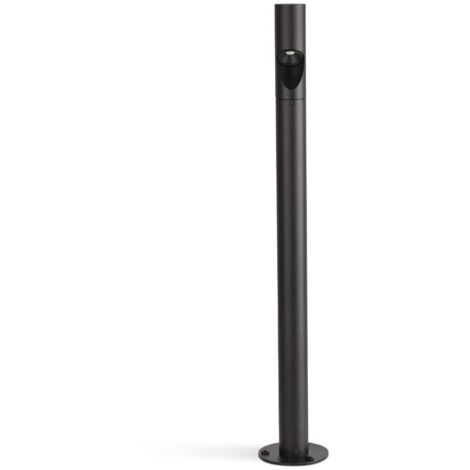 Faro Bezel Schwarze LED-Pollerleuchte 8W 2700K IP65