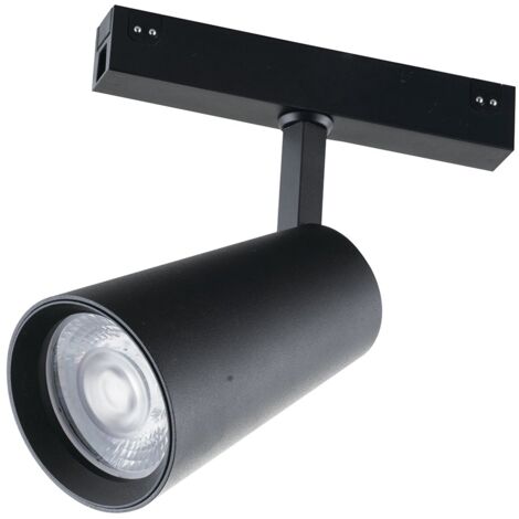 Faro binario DAVINCI 48V nero 20 W 3000K (luce calda)
