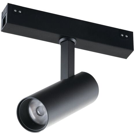 Faro binario DAVINCI 48V nero 5W 3000K (luce calda)