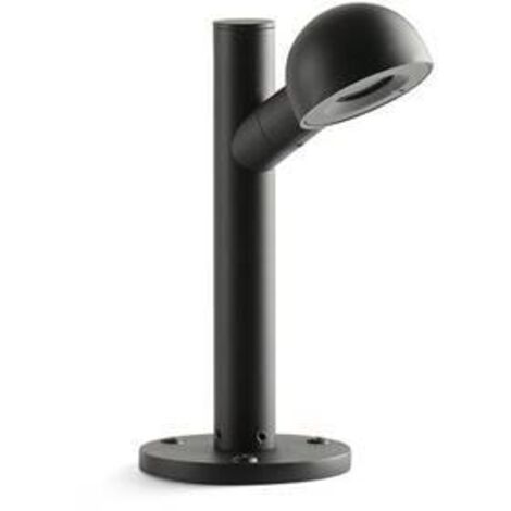 Faro BROT Lampada da esterno con piedistallo da 20 cm nera 2700K IP65