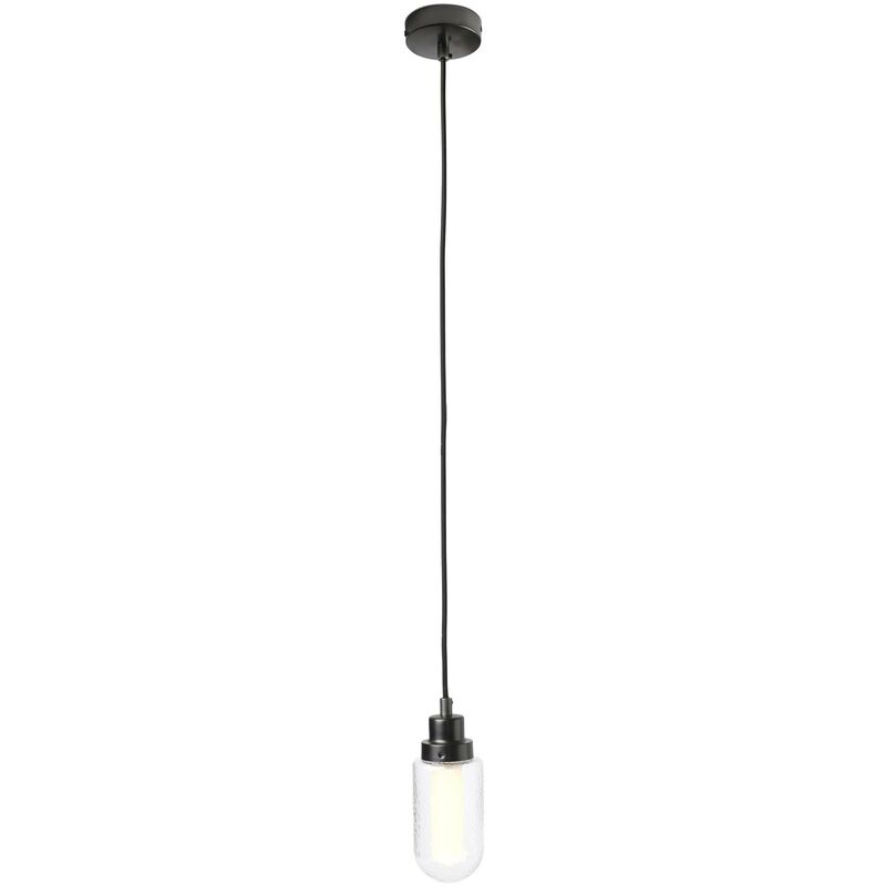 Faro Brume - Bathroom LED Pendant Lamp Metallic Grey 3W 2700K