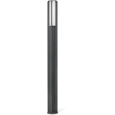 Faro Bu-Oh - Lampadaire extérieur à 4 ampoules LED gris foncé IP65