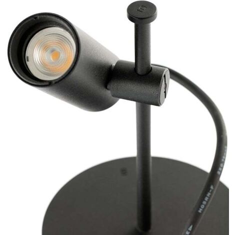 Faro Clap Faretto da esterno nero IP65 3000K