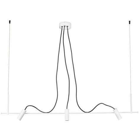 Faro Clap Linear 3x6W Lampada a sospensione da soffitto per esterni, bianca, IP65 3000K