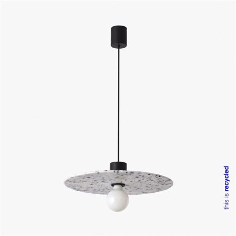 Faro Confetti 400 Dome Lámpara Colgante Marmóreo Reciclado Diámetro 45cm