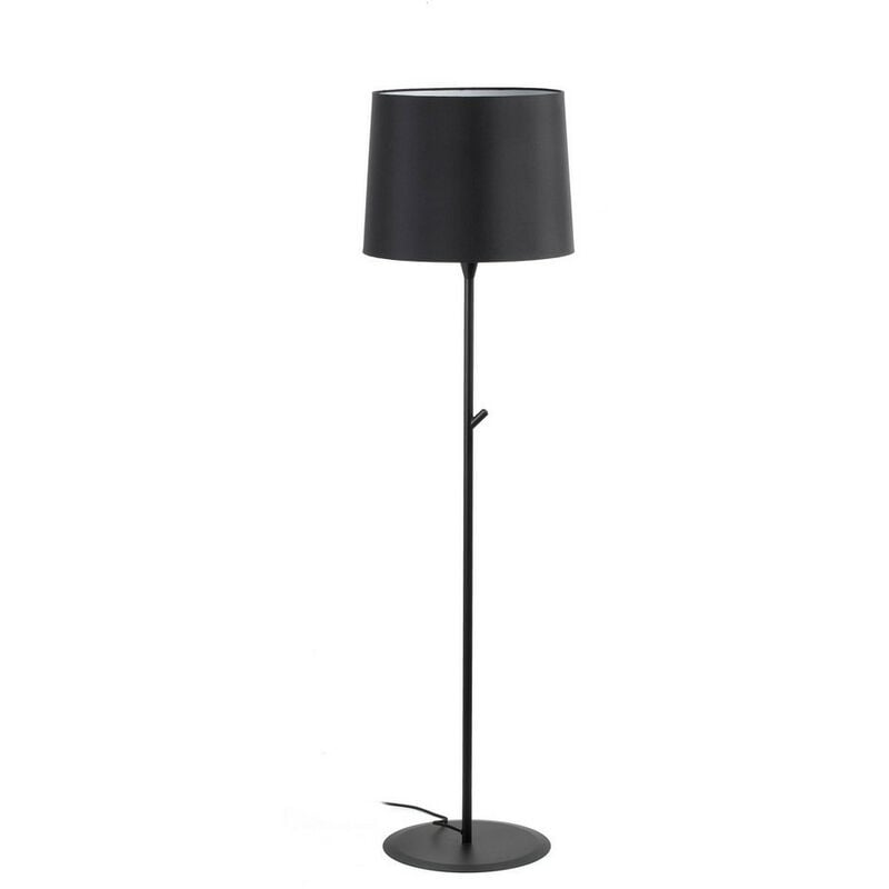 Faro conga - Floor Lamp Round Tappered Shade Black, E27