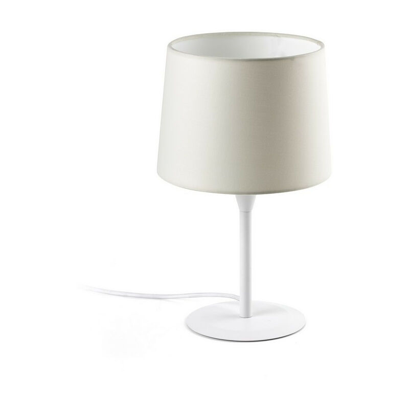 Faro Lighting - Faro CONGA - Table Lamp Round Tapered White, E27