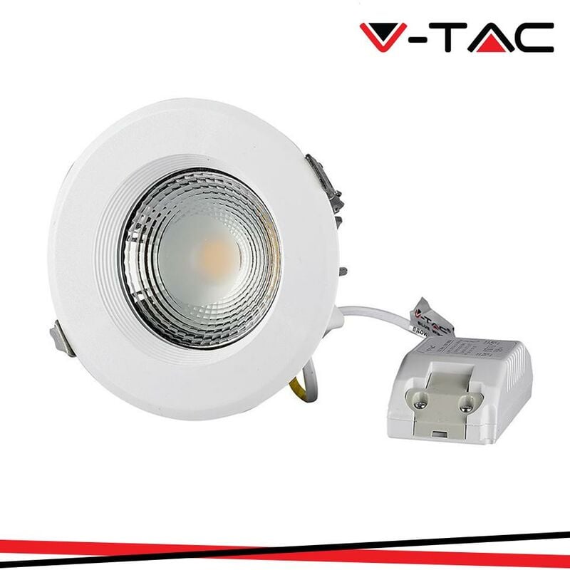 40W led cob downlight reflector high lumen 3000K - Luce calda