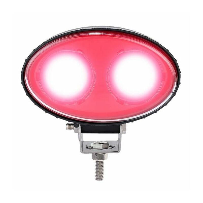 Faro da lavoro ovale 2 led cree a lungo raggio