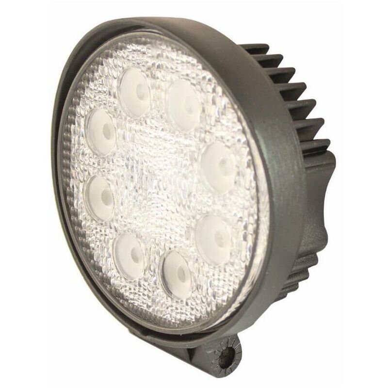 Faro da lavoro 8 led Epistar rotondo ad ampio