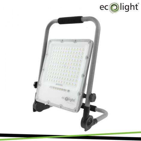 FARO DA LAVORO LED CON BATTERIA 50W 5000K IP65                                                           - Luce NATURALE