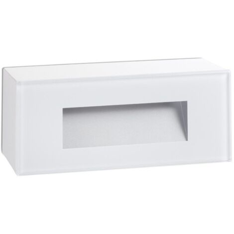 Faro Dart Einbauwandleuchte Mattweiß IP65 3000K