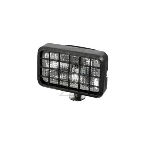 Faro de trabajo para cabina de luz halógena con rejilla