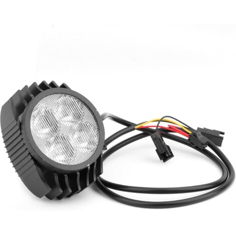 Faro delantero LED con bocina para patinete eléctrico Kugoo M4 2 en 1, iluminación, accesorios y repuestos.