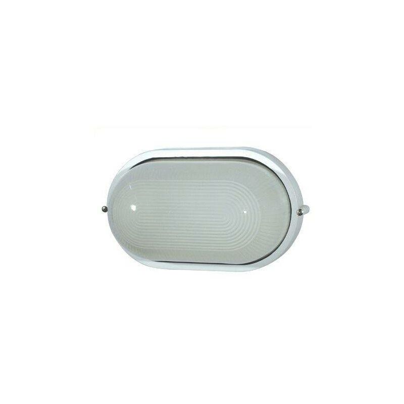 Faro Derby-G - 1 Light Outdoor Bulkheads White IP44, E27