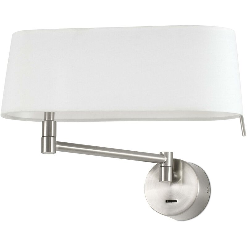 Faro Desliz - LED Wall Lamp Nickel 11W 2700K