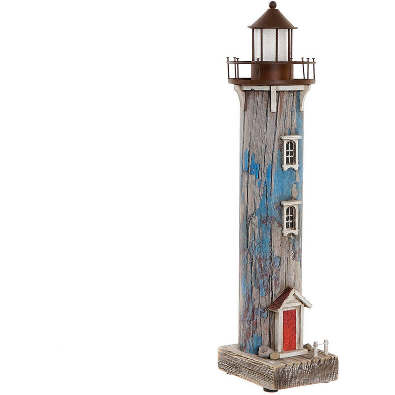 

Faro DKD Home Decor Decorativo Marinero Madera Metal (10 x 8 x 37 cm)