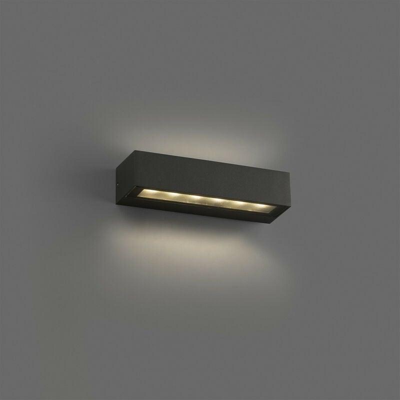 Faro DORO-13 - Integrated led Up Down Lighter Outdoor Wall Light Grey, 3000K, IP65