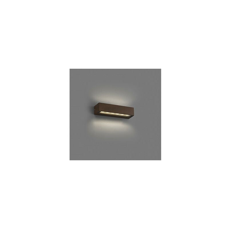 Faro DORO-13 - Integrated led Up Down Lighter Outdoor Wall Light Brown, 3000K, IP65