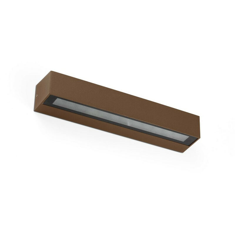 Faro Barcelona - Garden Wall Lamp Doro-20 Aluminum Body, Tempered Glass Diffuser 2 Bulbs 7.9Cm