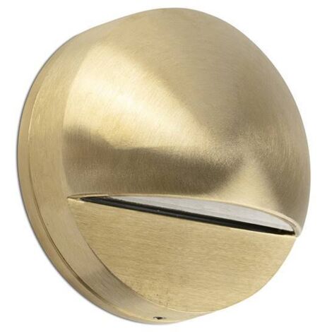 Faro Drak - Applique LED da esterno in ottone 6W 3000K IP44