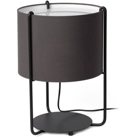 Faro DRUM - Tischlampen Zylindrische Tischlampe Grau, E27