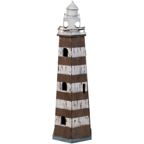 Faro estantería de madera y metal 40x35x123h cm