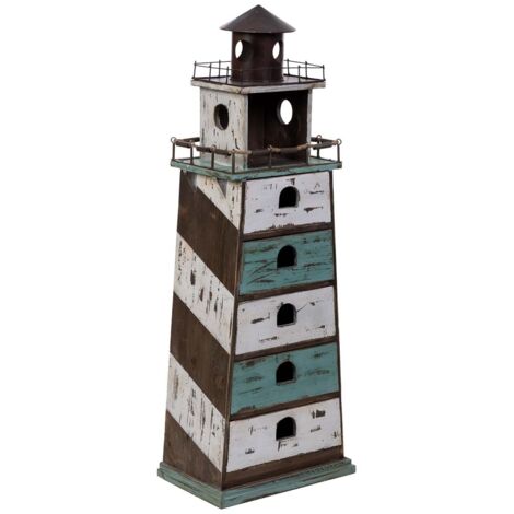 Faro estantería de madera y metal 41x27x115h cm