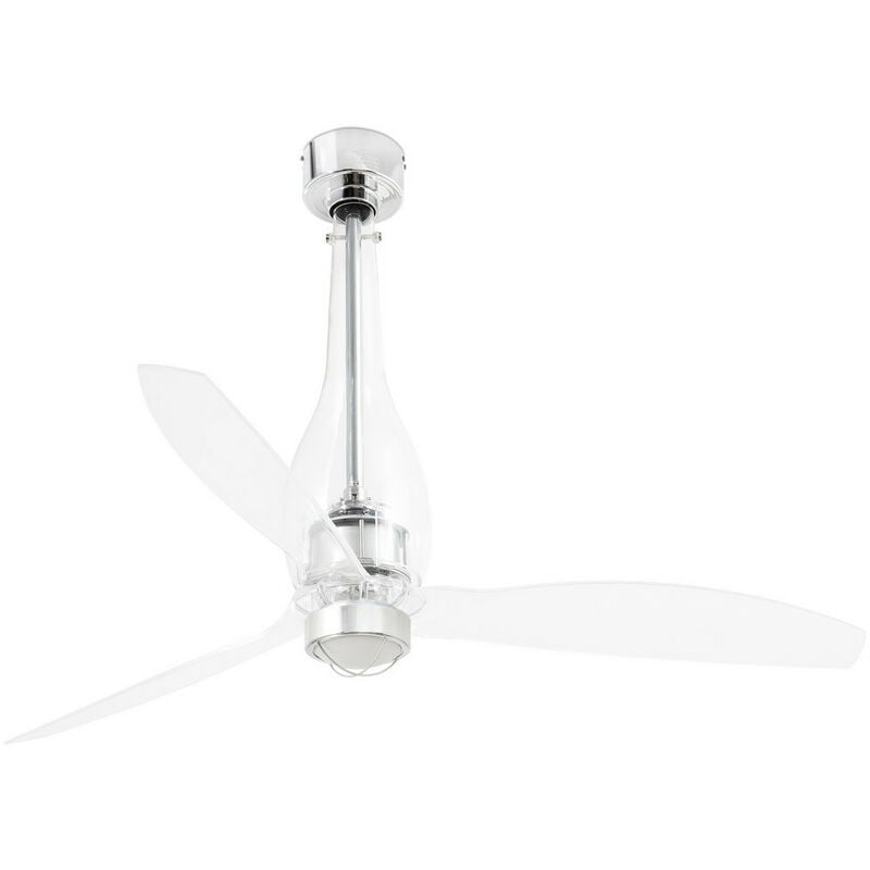 Faro eterfan - led Transparent Ceiling Fan with dc Smart Motor - Remote Included, 3000K